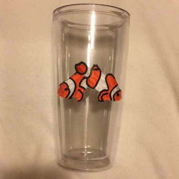 Clown Fish & Palm Tree 16 oz Tumblers-New - Picture 2 of 6